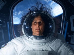 Read more about the article Sunita Williams Hair Space: Why It Floats Free on the ISS