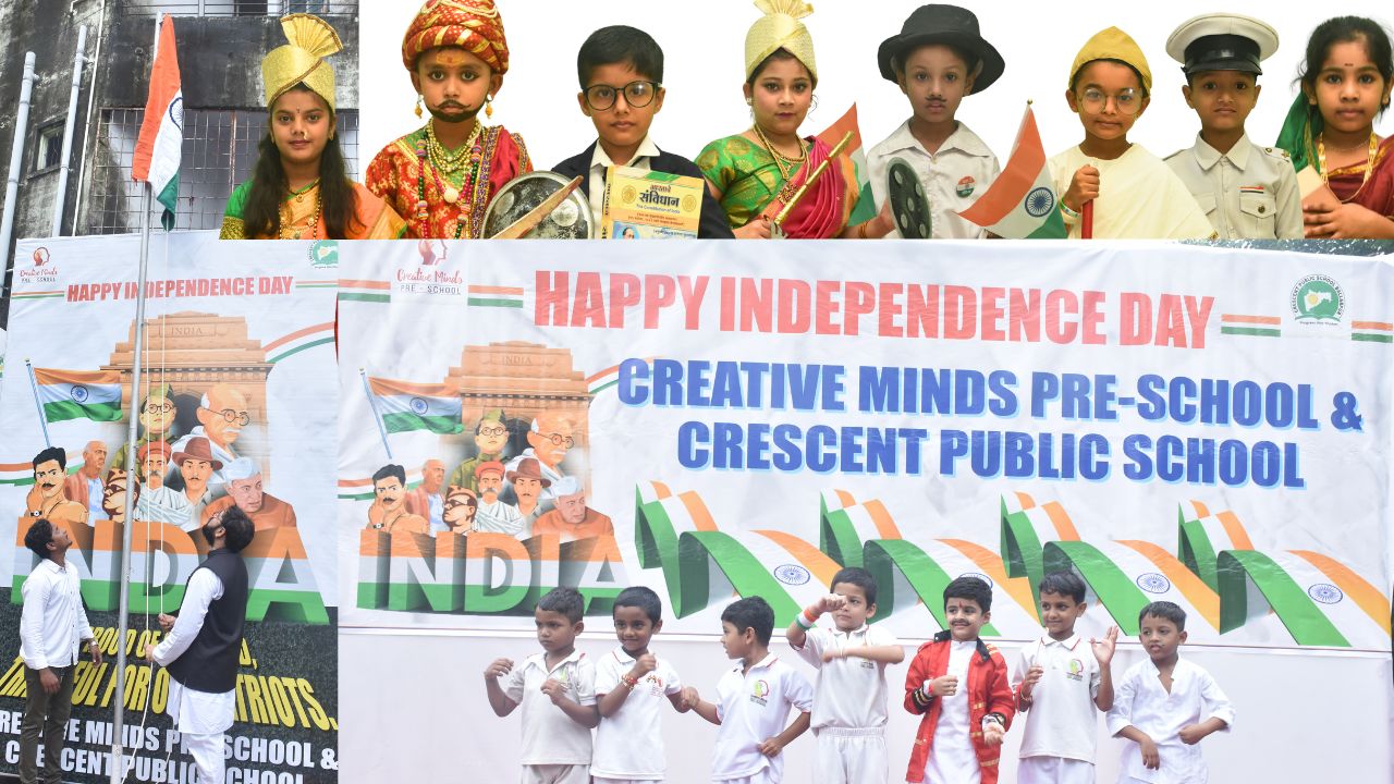 Read more about the article Freedom in the Air, Dreams in Their Eyes — How Crescent Public School & Creative Minds Preschool Made Independence Day a Living Lesson in Patriotism