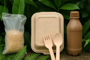 Read more about the article Scientists Develop Biodegradable Packaging to Reduce Plastic Waste