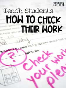 Read more about the article Checking Your Work Helps Students Avoid Mistakes