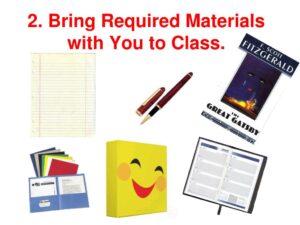 Read more about the article Bringing Required Materials Helps Students Stay Prepared