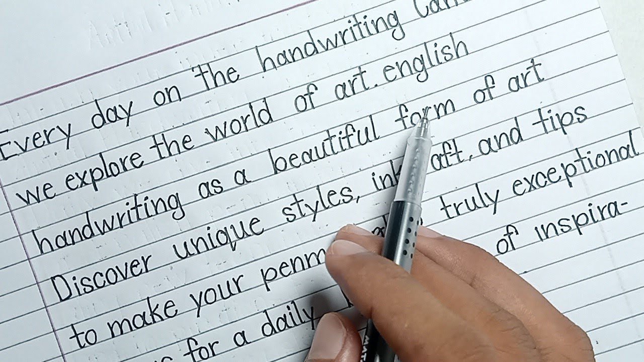 Read more about the article Practicing Clean Handwriting Helps Students Present Answers Neatly