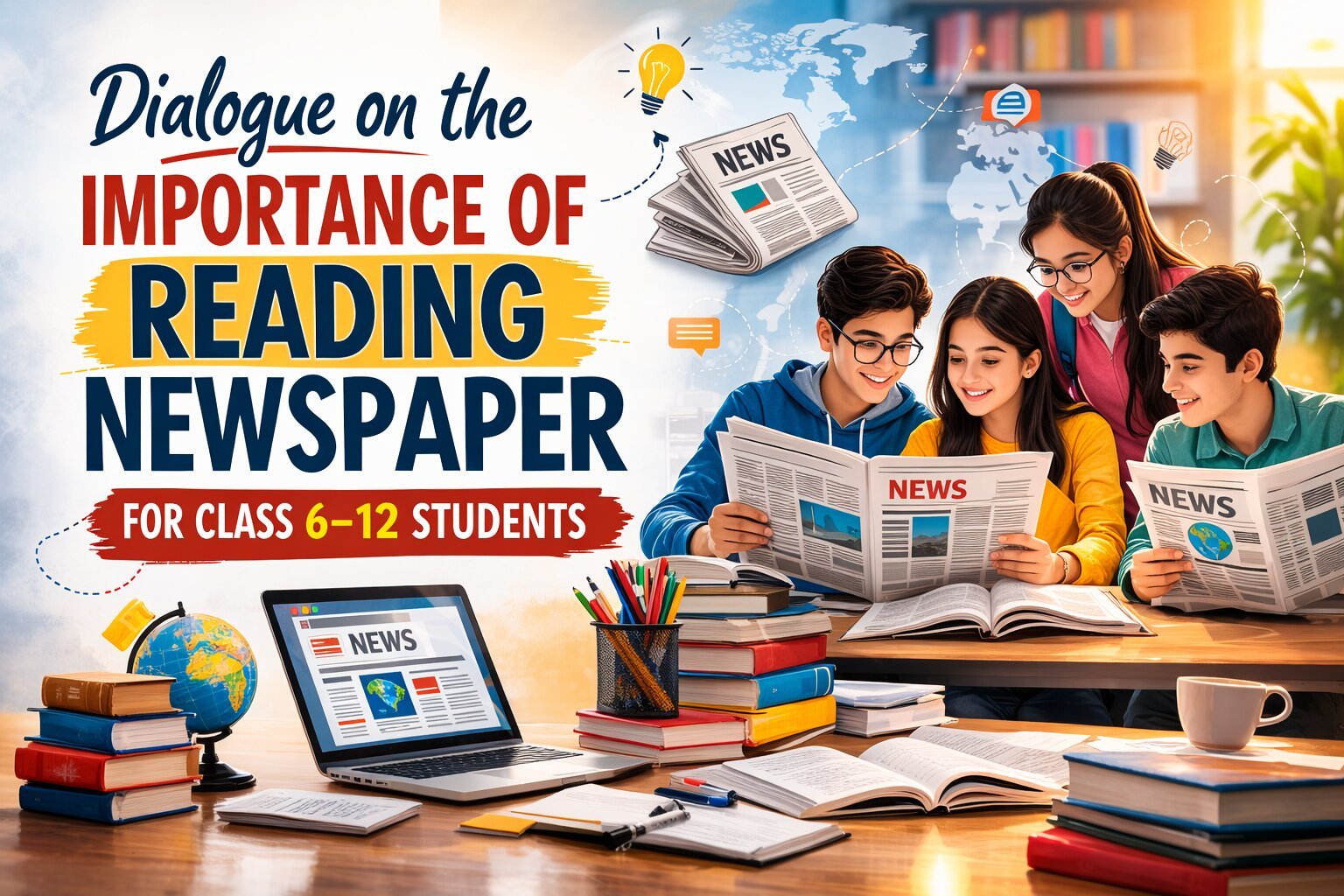 Read more about the article The Importance of Reading Newspapers: Building Informed and Responsible Young Citizens