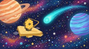 Euclid Space Telescope Finds Its First Comet!